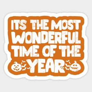 It's The Most Wonderful Time Of The Year - Halloween Sticker